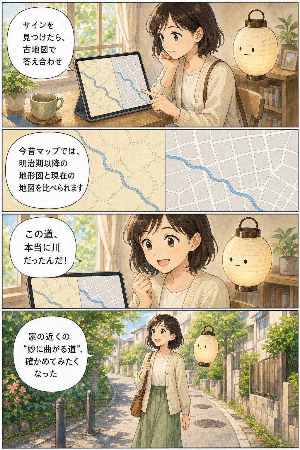 暗渠とは何か - 消えた川を街で見つける5つのサイン まんが解説 7ページ目