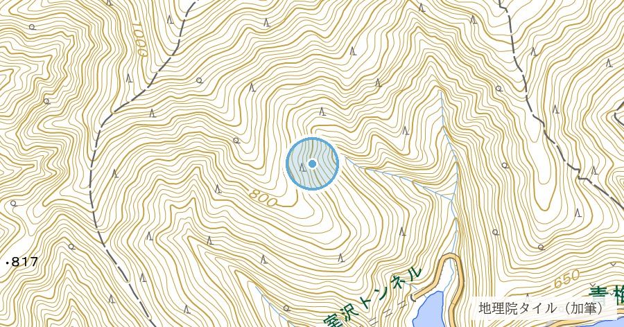 旧小河内村の水没集落（小河内ダム・奥多摩湖底）の位置を示す地図
