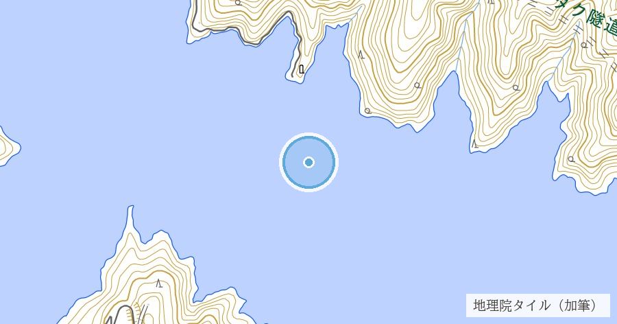 旧徳山村(徳山ダム湖底・徳山湖)の位置を示す地図